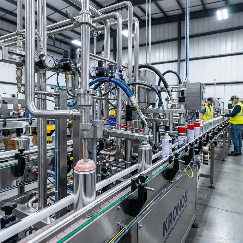 Industrial Spray Can Filling Machine | Atomizer Filler