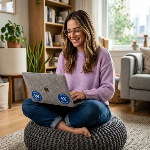 3D Hyperrealistic Animation of a Trendy Woman