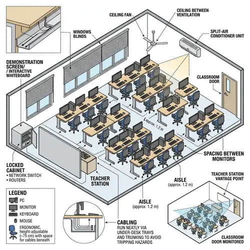 Optimized Lab Room Layout for Effective Learning