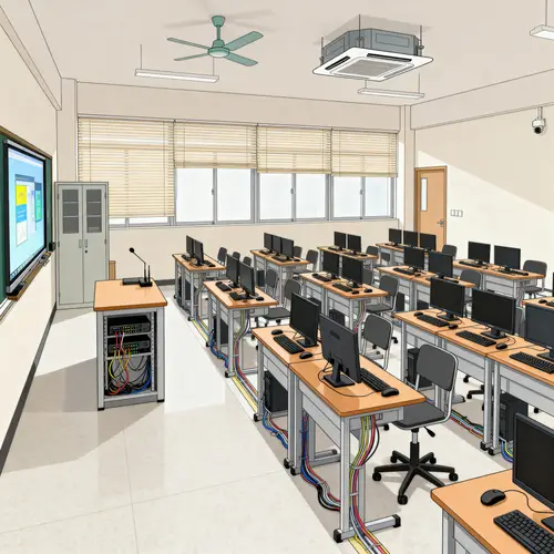 Optimized Lab Room Layout for Effective Learning