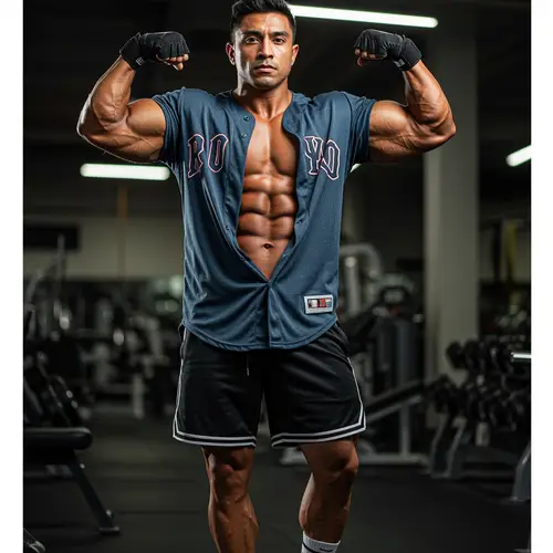 Muscular Mexican Bodybuilder Showcase