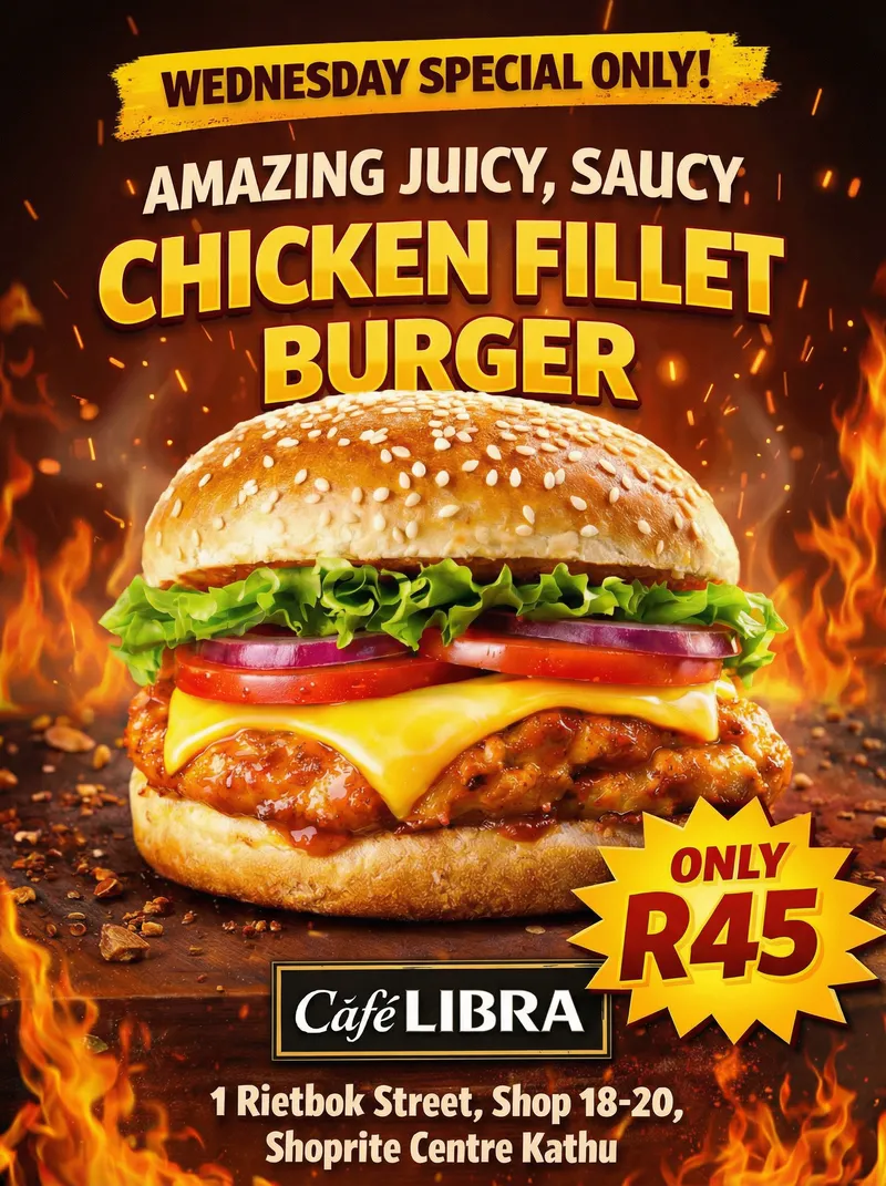 Animated Fast Food Burger Poster for Premium Ads Animated Fast Food Burger Poster for Premium Ads