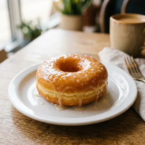 Delicious Classic Glazed Donut - Sweet Indulgence