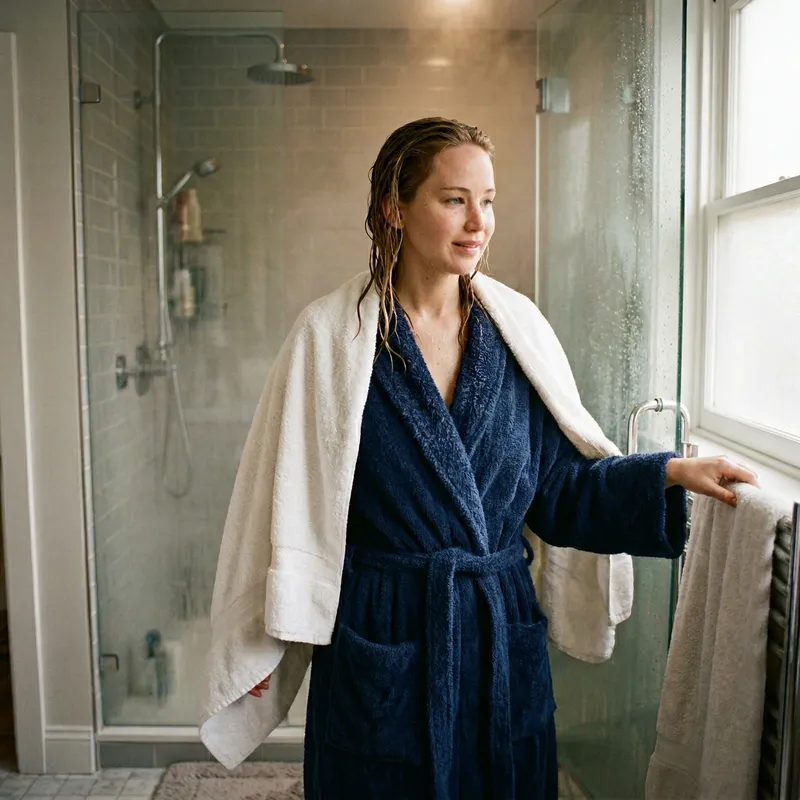 Jennifer Lawrence: Stunning Shower Moments