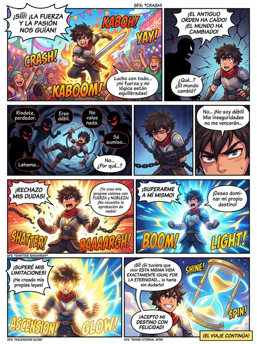 Epic Shonen Anime Comic of Self-Discovery