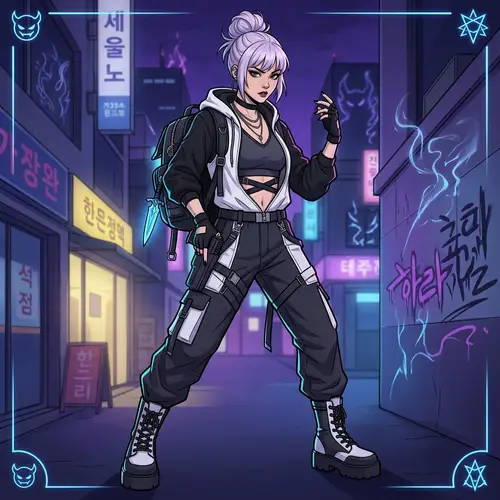 Kpop Demon Hunter Zoey: Bold & Stylish