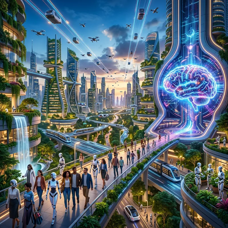 AI in the Futuristic World: Skyscrapers, Autonomous Vehicles & Robots