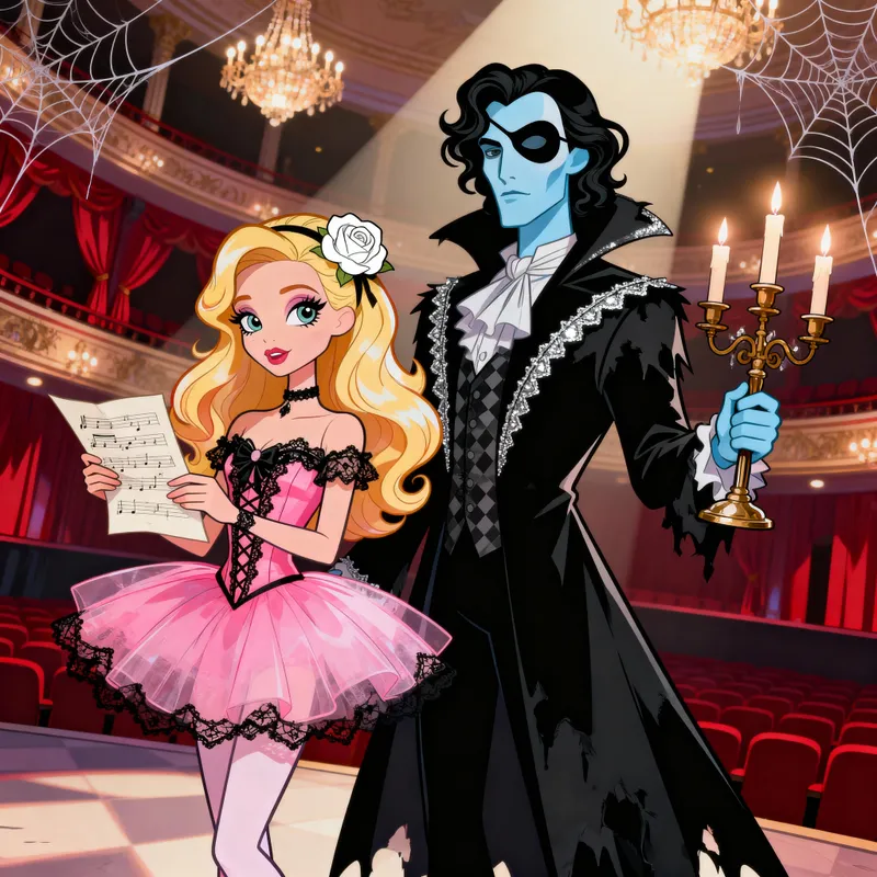 Opera Ghost Christine Daaé in Monster High Style