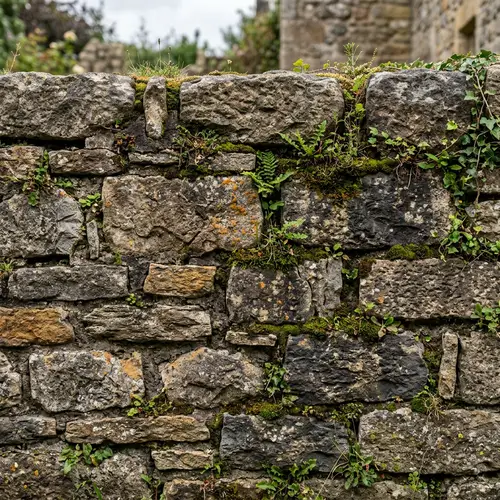 Seamless Rustic Medieval Stone Wall Design