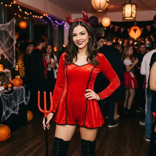 Naughty Halloween Devil Costume for Women