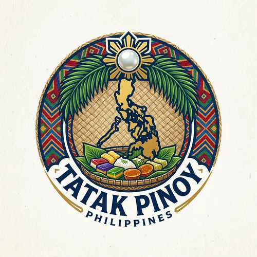 Tatak Pinoy Logo: Philippine Islands, Pearl, Banig, Anahaw