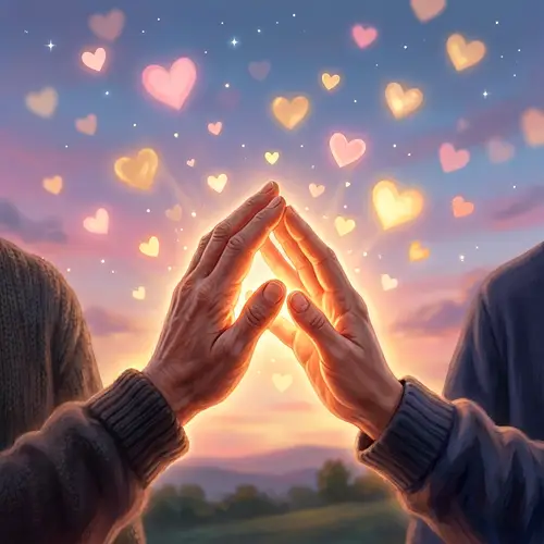 Gratitude Hands: Reaching Out in Thanks | Warm Hearts & Kindness