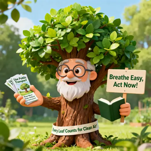 Engaging Tree Mascot for Air Quality Awareness
