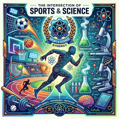 Sports and Science Fusion | Vector Illustration