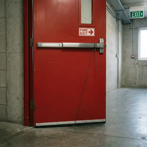 Smart Push Bar Fire Exit Door Design