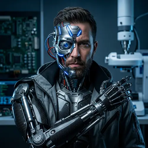 Cyborg Self-Portrait Creation