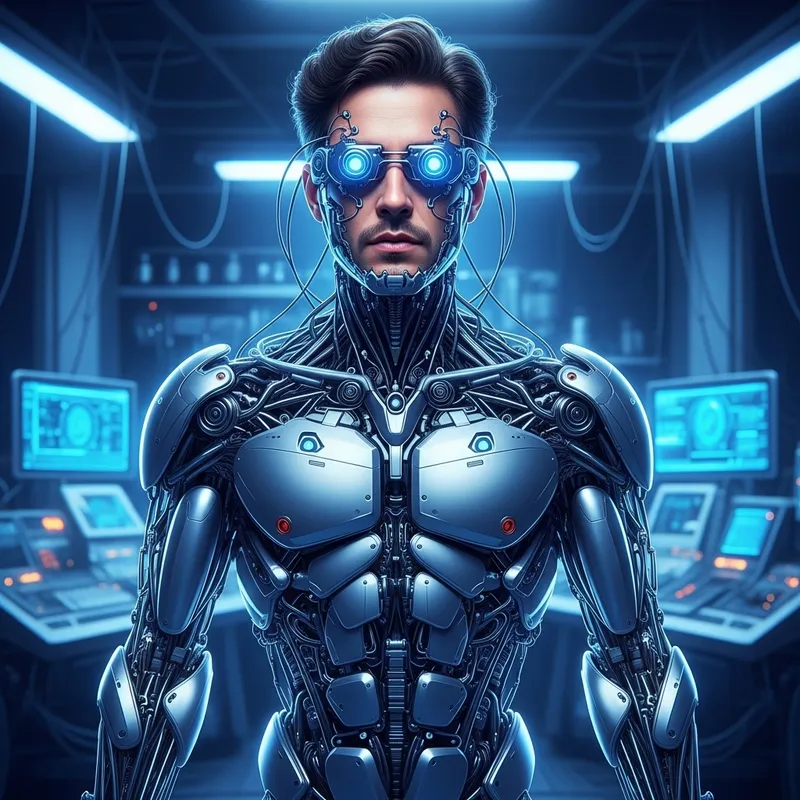 Cyborg Self-Portrait Creation