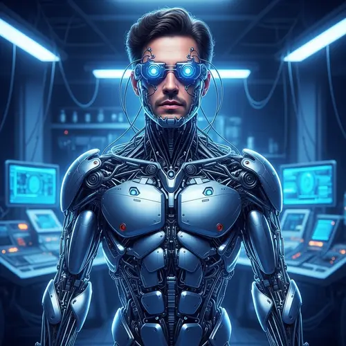 Cyborg Self-Portrait Creation