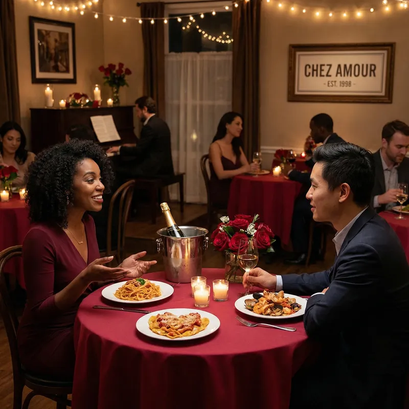 Romantic Valentine's Day Dinner at the Beloved Restaurant Romantic Valentine's Day Dinner at the Beloved Restaurant