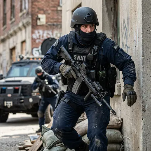Aggressive SWAT Team Fighter