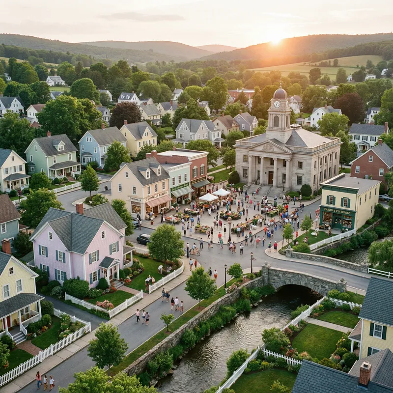 Charming Small Town: A Quaint Escape