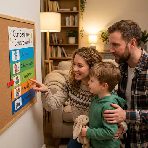 Countdown Visual Routine Chart for Families
