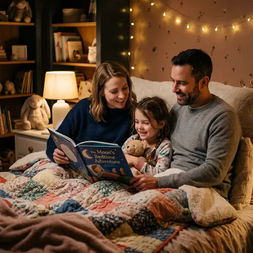Cozy Bedtime Story Moments with Family