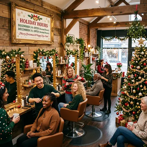Festive Hair Salon Open December 24 & 31 | Styles for All