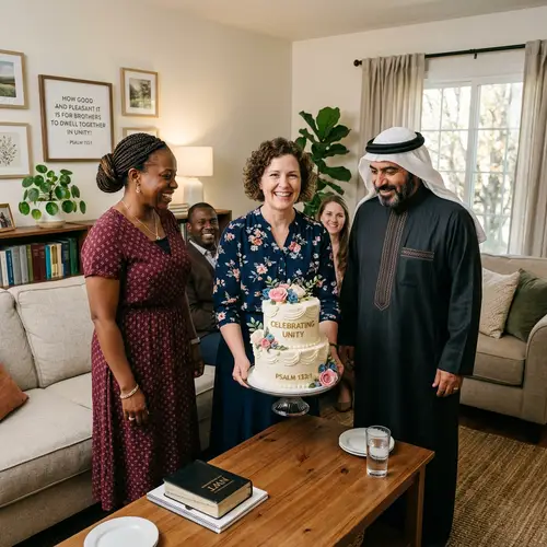 Jehovah's Witnesses Home Gathering: Modest Attire & Delicious Cake