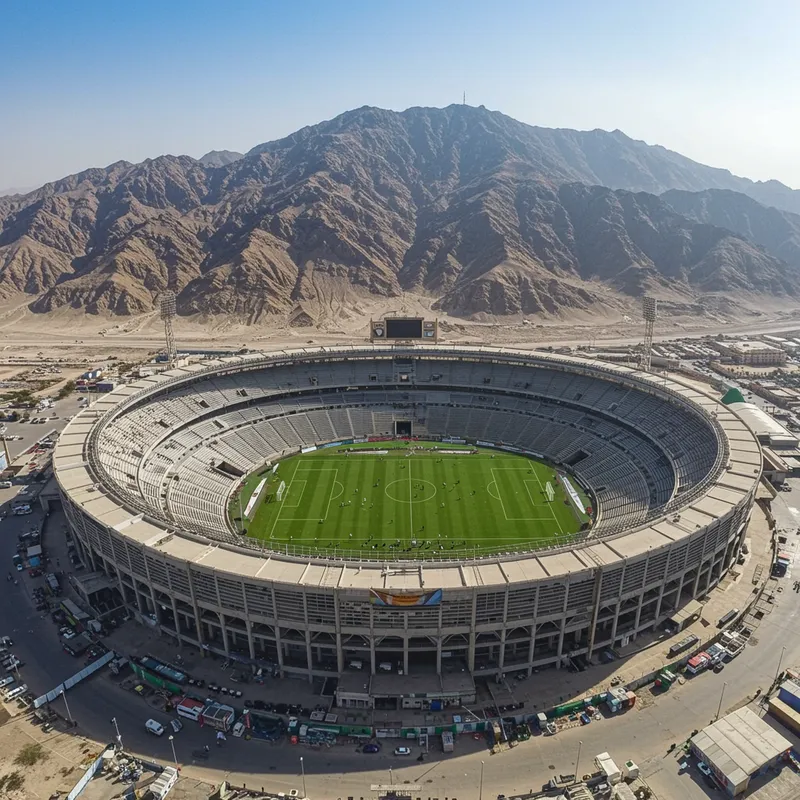 Madinah Stadium: Spectacular Views and Gray Seats