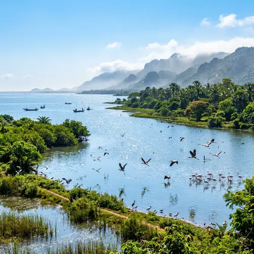 Serene Chilika Lake: Biodiversity Haven in India