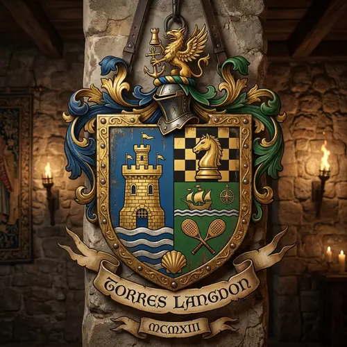 Torres Langdon Family Shield Design