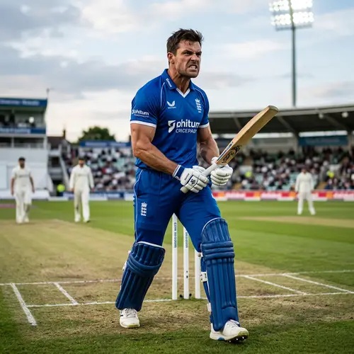 Virat Kohli's Intense Cricket Mood