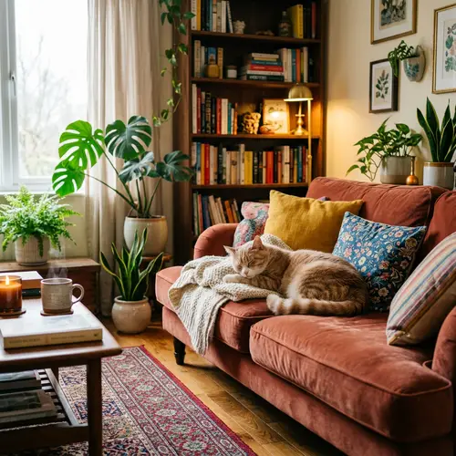 Cozy Cat Moments: A Home of Comfort