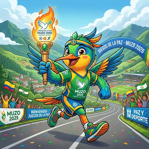 Cartoon Character for Boyacá Peace Sports Games