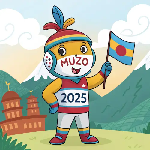 Cartoon Character for Boyacá Peace Sports Games