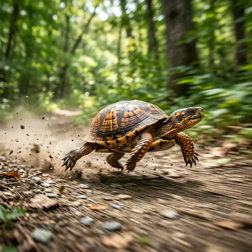 Fast Running Turtle - Hızlı Koşan Kaplumbağa
