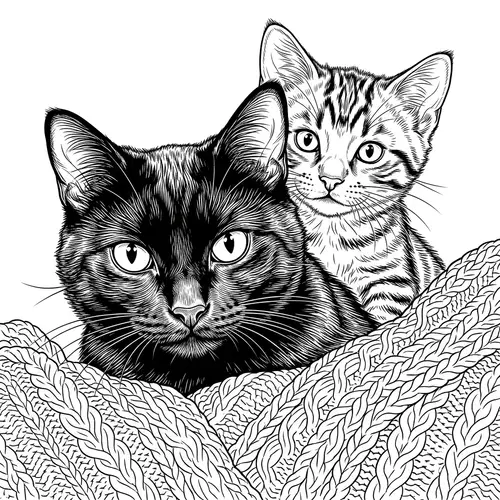 Line Art Transformations of Character Images