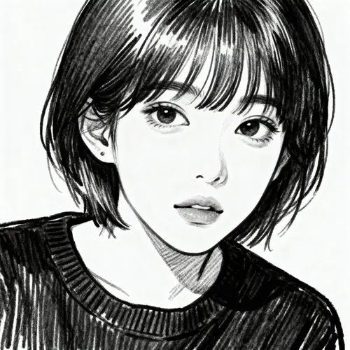 Line Art Transformations of Character Images