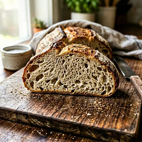 Delicious Bread Slice: Fresh Bakery Goodness