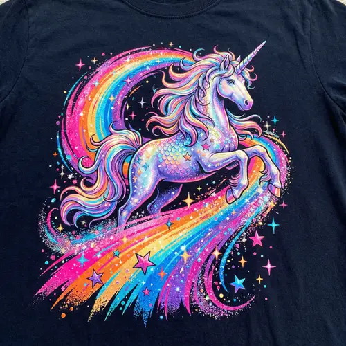 Splendid Unicorn T-shirt Design | High Quality, Vibrant Colors