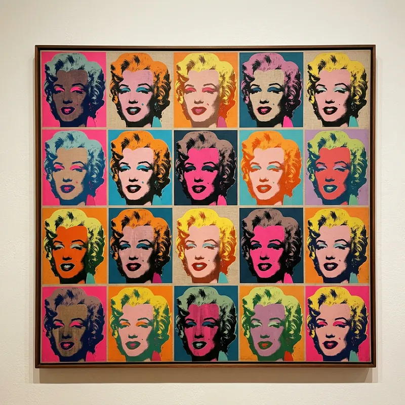 Famous Pop Art Painting by Andy Warhol