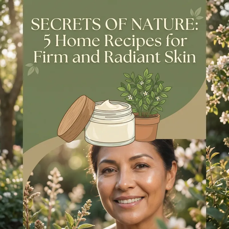 Natural Beauty Recipes: 5 Home Remedies for Firm, Radiant Skin