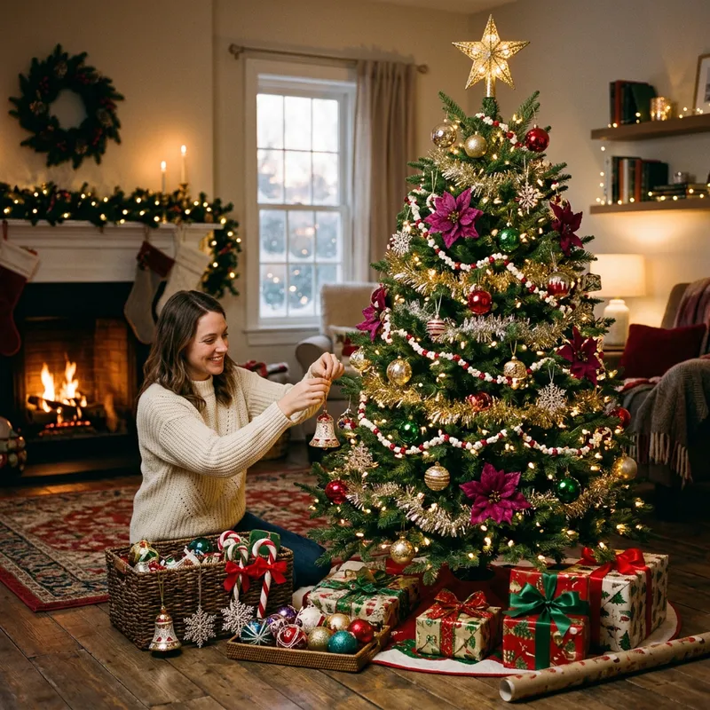 Classic Christmas Tree Decorating Ideas Classic Christmas Tree Decorating Ideas