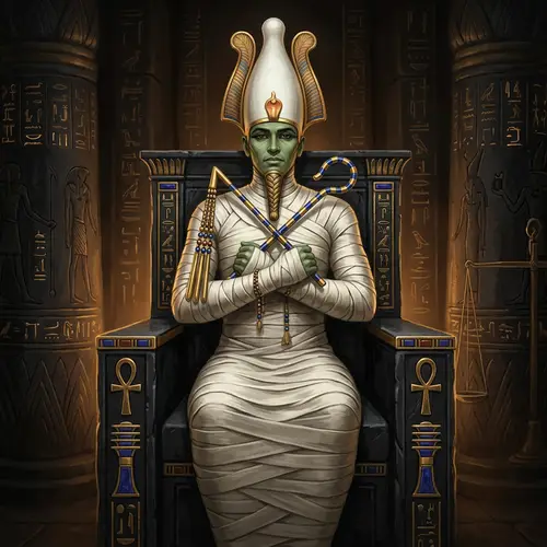 God Osiris: Mythical Creature Artwork