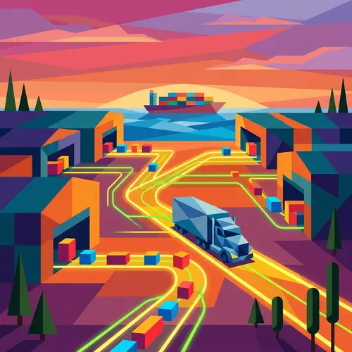 Abstract Logistics Landscape | 京东物流