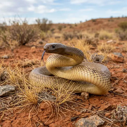 Fierce Inland Taipan: The Most Venomous Snake in the World