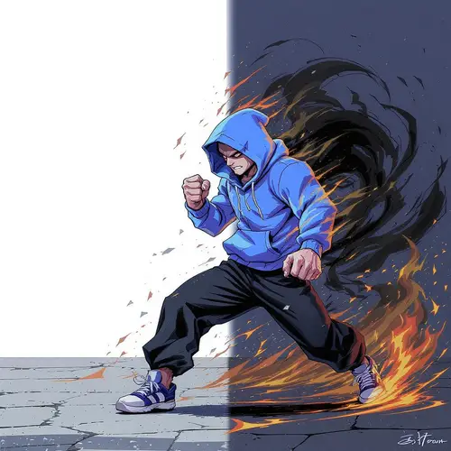 Dynamic Anime Character Animation Frames