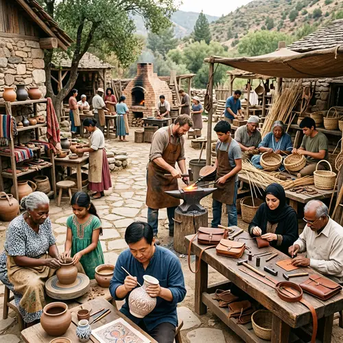 Traditional Arts and Crafts: Pottery, Painting, Blacksmithing & More