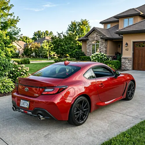 Stunning GR86 Toyota: Glossy Red Beauty Unleashed